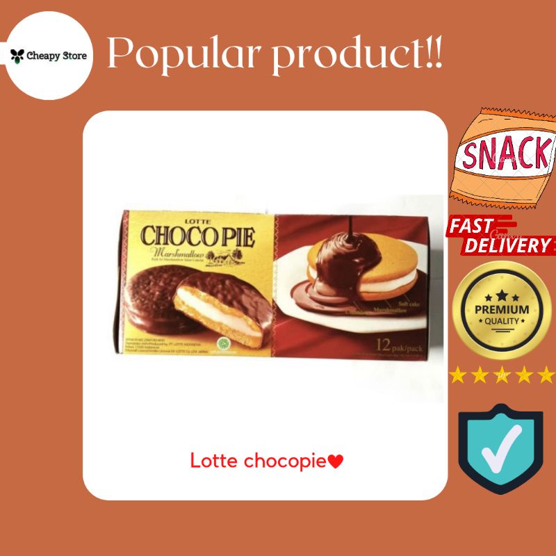 

Lotte Chocopie isi 12pcs