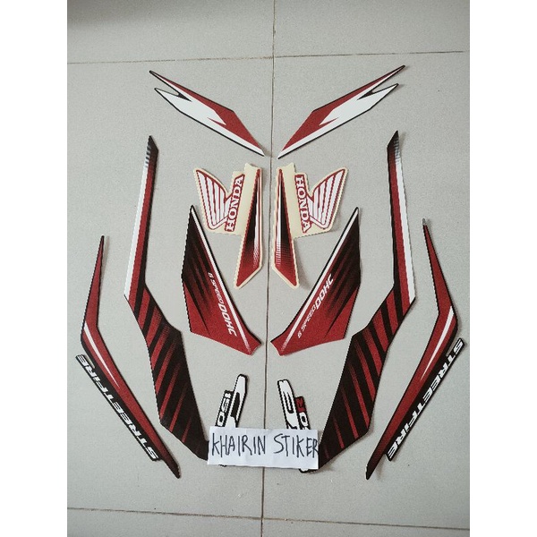 striping stiker cb 150 r CB150R 2021 merah