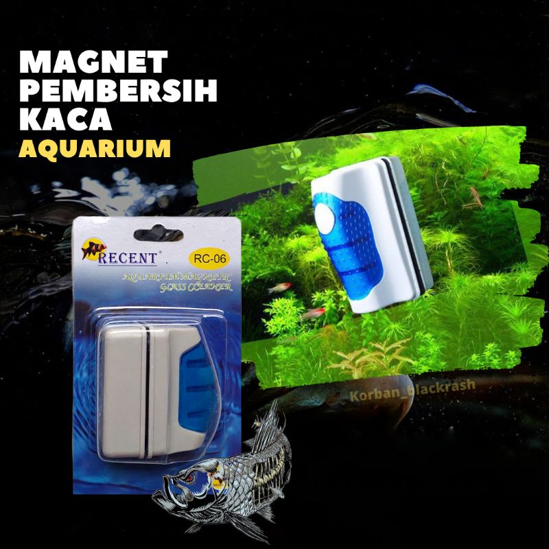 Magnet pembersih kaca aquarium SP MC06