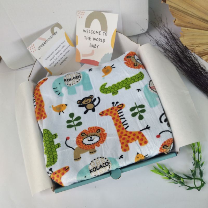 hampers bayi/hampers baby/kado bayi/kado melahirkan/baby gift set/kado bayi baru lahir/kado lahiran/kado bayi new born/parsel bayi/parcel bayi/parsel bayi murah/hampers/gift set baby/kado bayi laki laki/ kado bayi perempuan/kadobayi kembar/paket hampers-Selimut baby boy