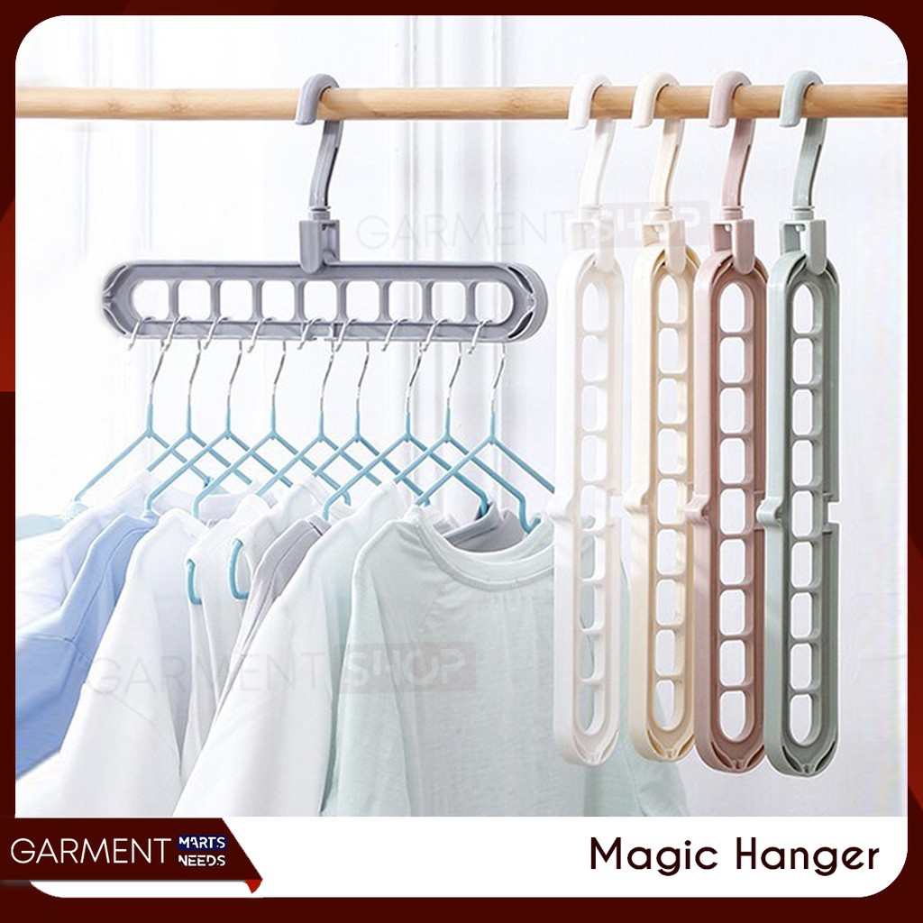 MGHANGER - Magic Folding Hanger Gantungan Baju Instan Jemuran Baju