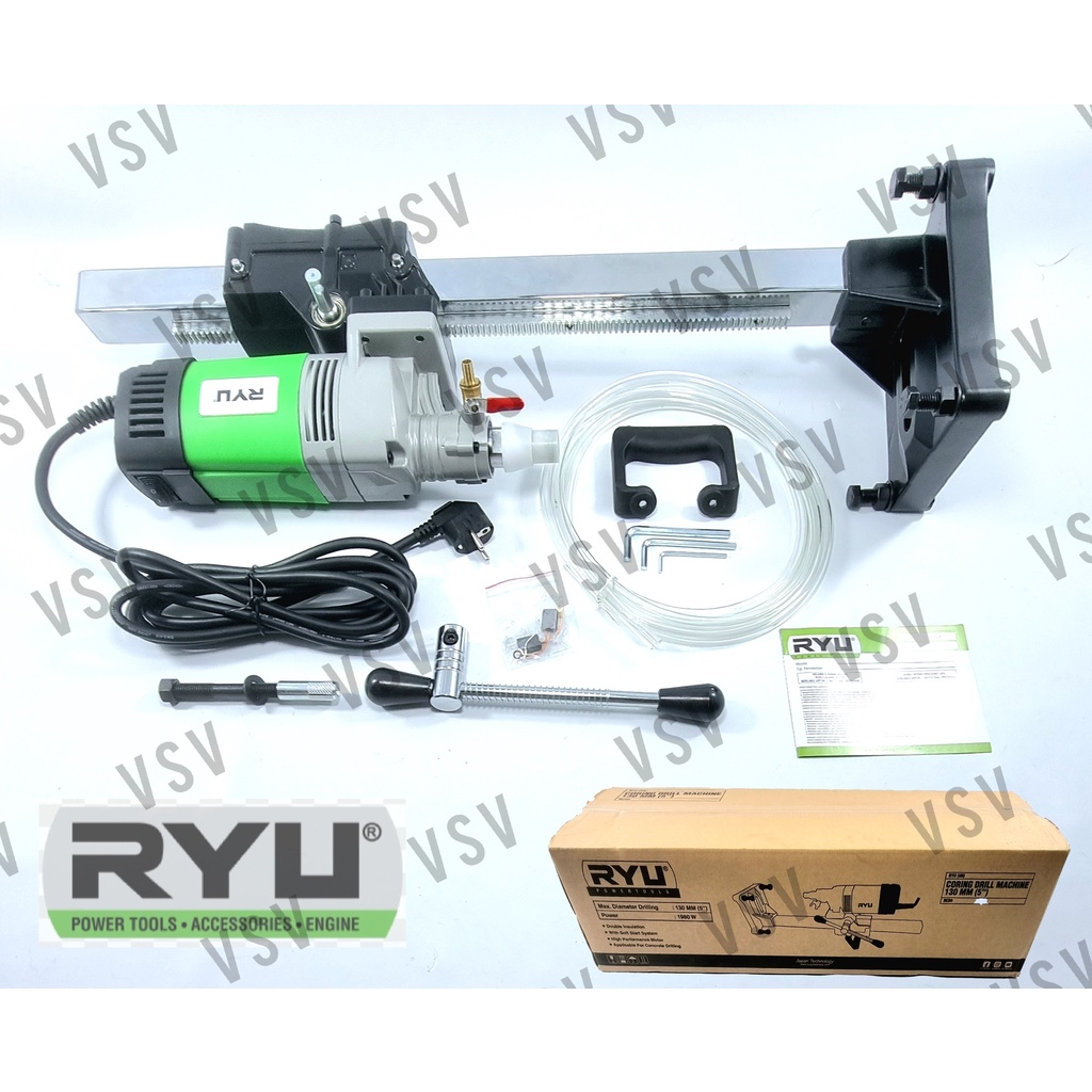 RYU RCD5 Mesin Bor Coring 130mm / 5&quot; Coring Drill 5inchi Mesin Koring