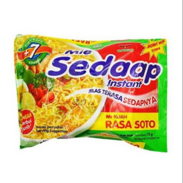 

Mie sedap instan rasa soto