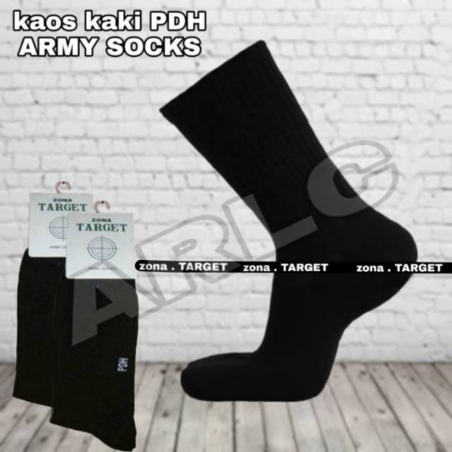 kaos kaki hitam/kaos kaki PDH ZONA TARGET HIGHT QUALITY/OLAHRAGA/HARIAN/army/tactical airshoft