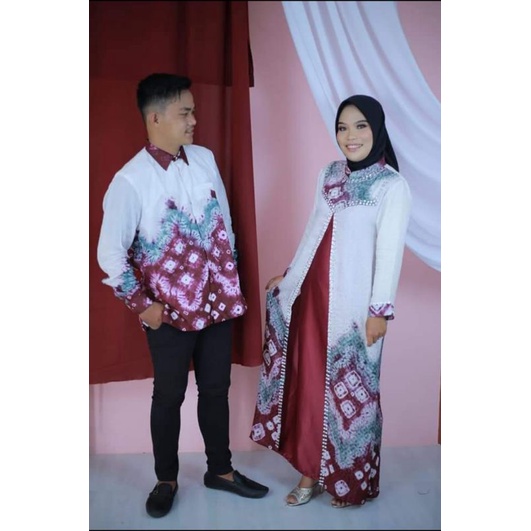 GAMIS JUMPUTAN VANESSA VISCOSE KOMBINASI DALAMNYA VALPET//BAJU JUMPUTAN COUPLE/BAJU KONDANGAN//BATIK