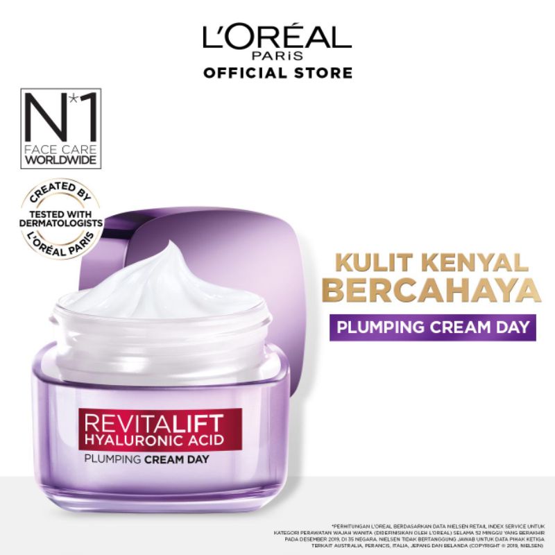 LOREAL Revitalift Hyaluronic Acid Plumping Cream Day 50ml