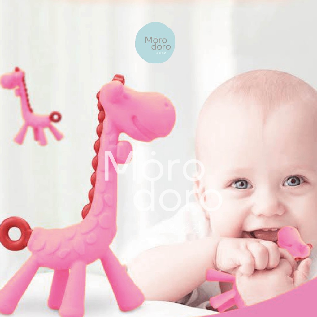 MD - Teether Giraffe Jerapah / PANDA / ES KRIM Mainan gigitan bayi BPA Free