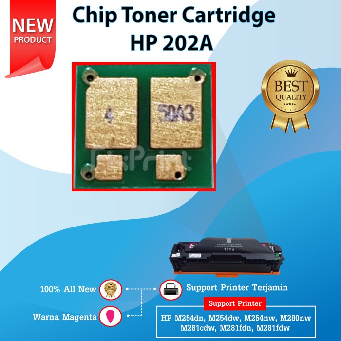 Chip Toner Cartridge 202A CF500A CF501A CF502A CF503A