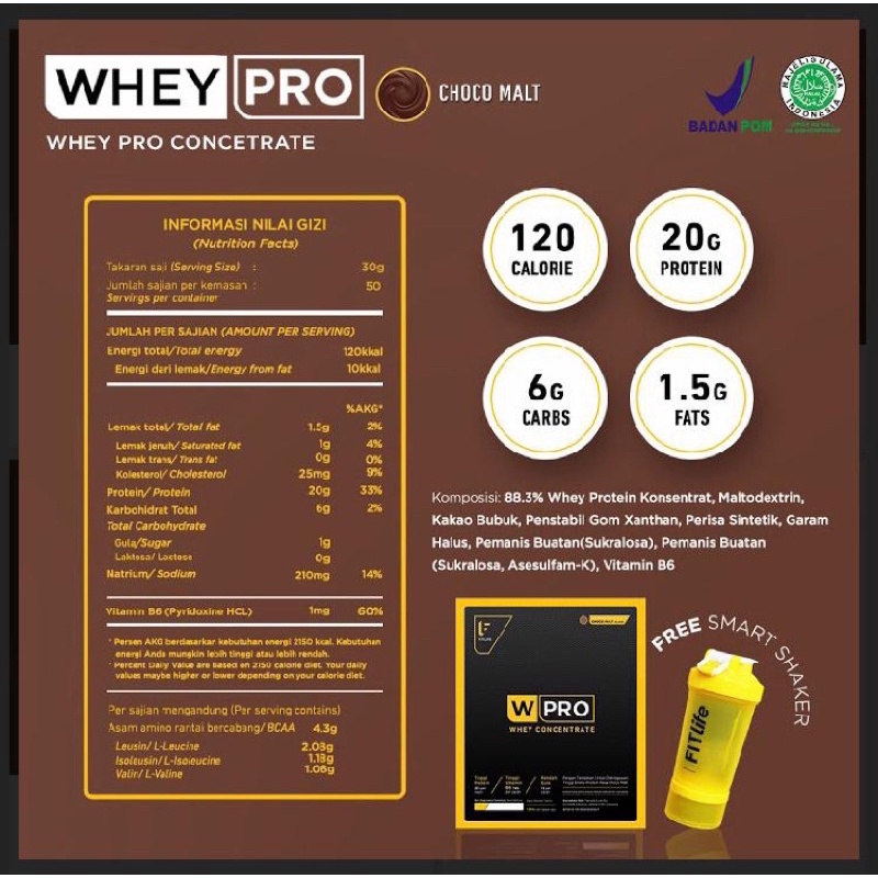 WPRO WHEYPRO 3.3lb whey protein concentrate