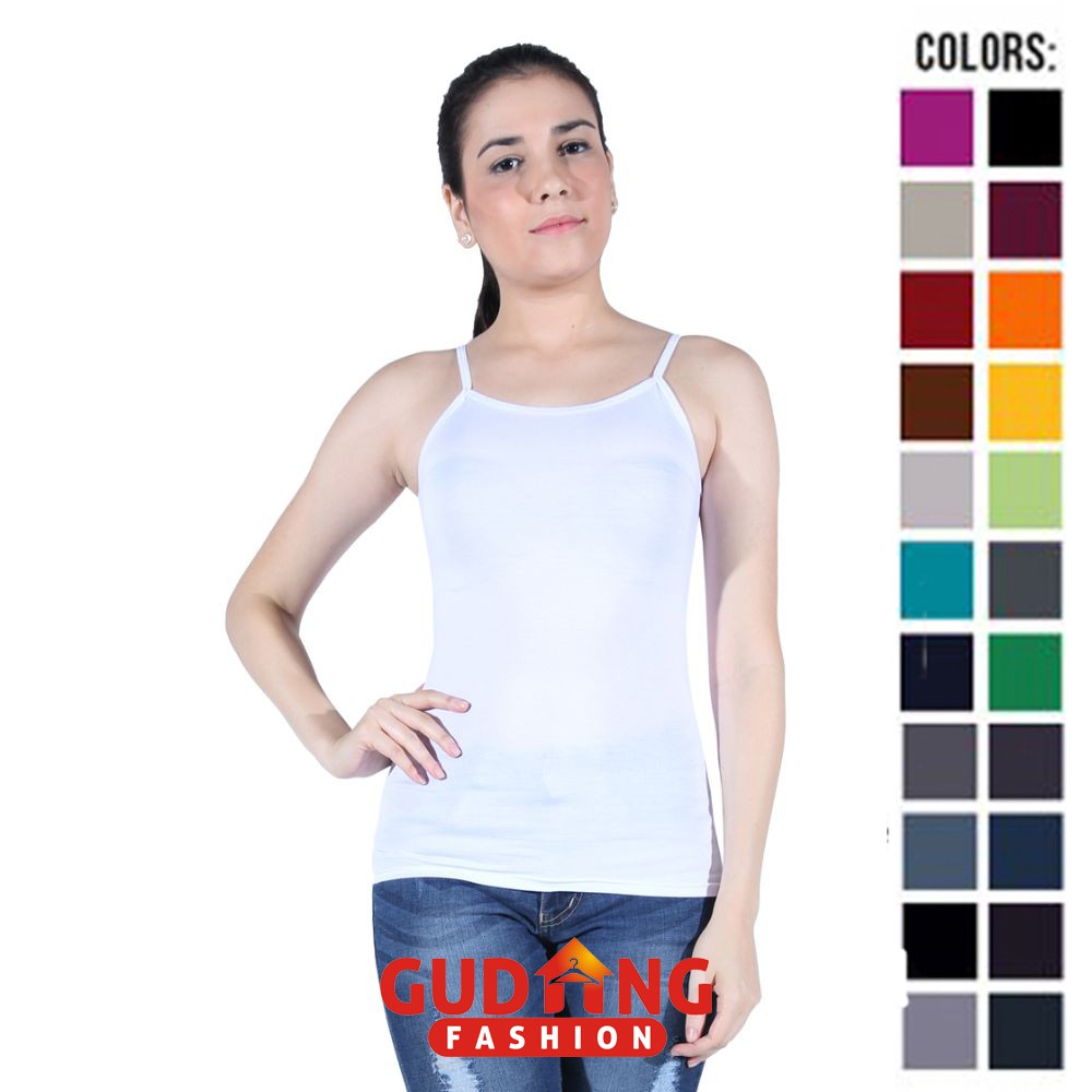 Tank Top Wanita Keren Spandek – Banyak Pilihan Warna (COMB)