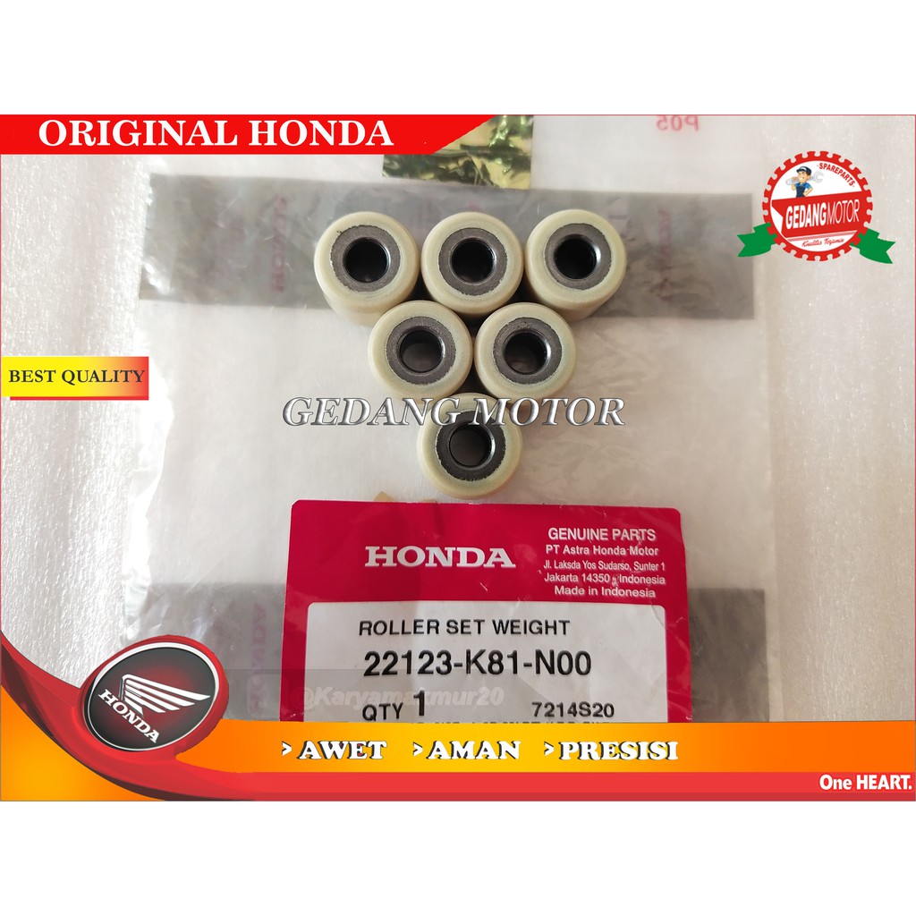 ROLLER ASSY BEAT FI ESP 2016 BEAT STREET NEW SCOOPY FI 2017 ORIGINAL