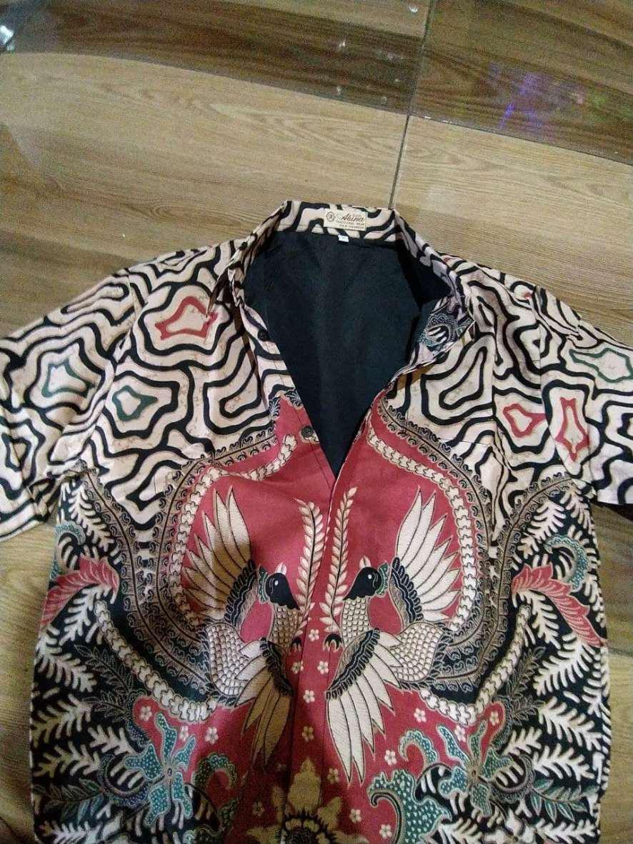 Batik Pria Lengan Panjang Reguler Fit Premium Full Furing Original Keratonan Solo Batik Aluna Pcw022