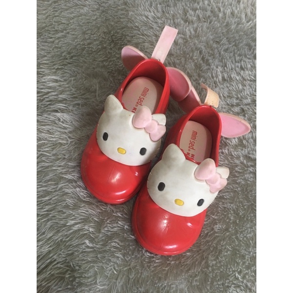 preloved sepatu anak mini sed hello kitty like ori