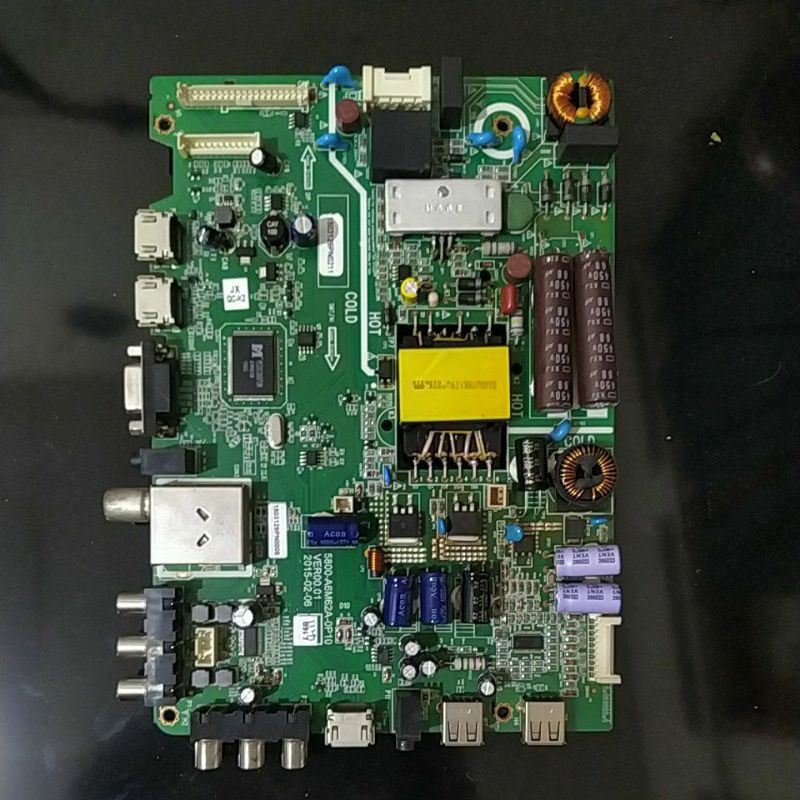 MB Mainboard Coocaa 40E360 PSU Power Supply regulator Modul Mesin TV LED Coocaa Original