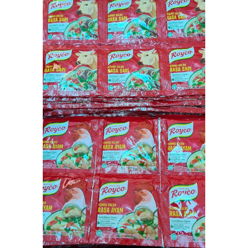 (12 sachet = 1 renceng) Penyedap Rasa ROYCO AYAM / SAPI