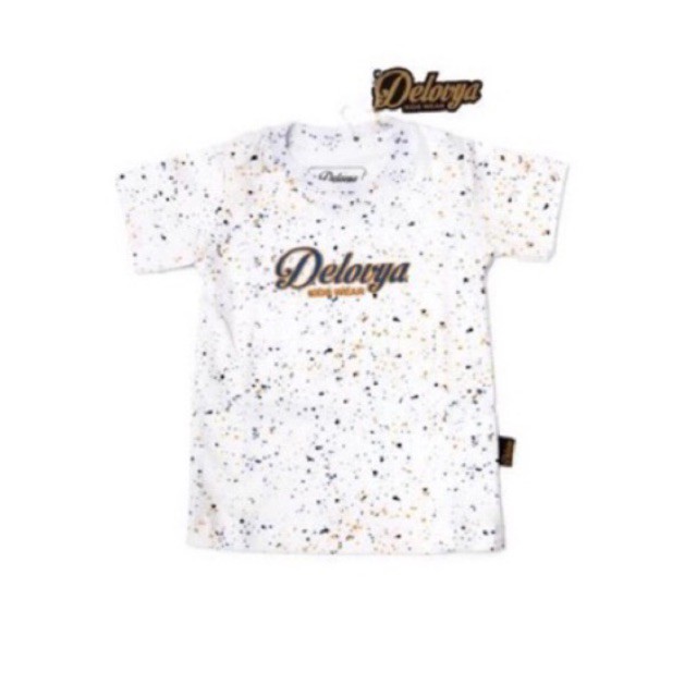 Kaos Anak Premium Delovya White