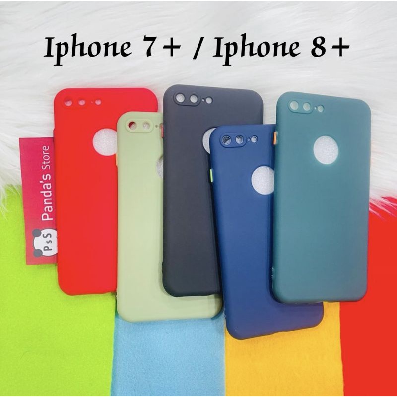 Case Iphone 6, 7, 7+, 8, 8+Babycase + Pelindung Kamera, Makaron Full Color (PsS)