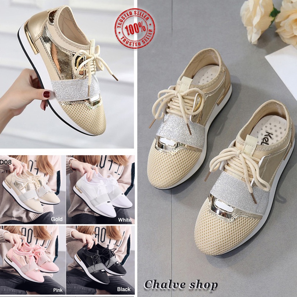 SEPATU WANITA ORIGINAL KELSEY MEGAN D08 REALPICT SEPATU OLAHRAGA WANITA (REJECT ADA NODA SEDIKIT)