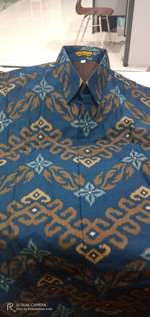 Kemeja Batik Prabu Bahan Katun Baturaden Reguler Fit A591