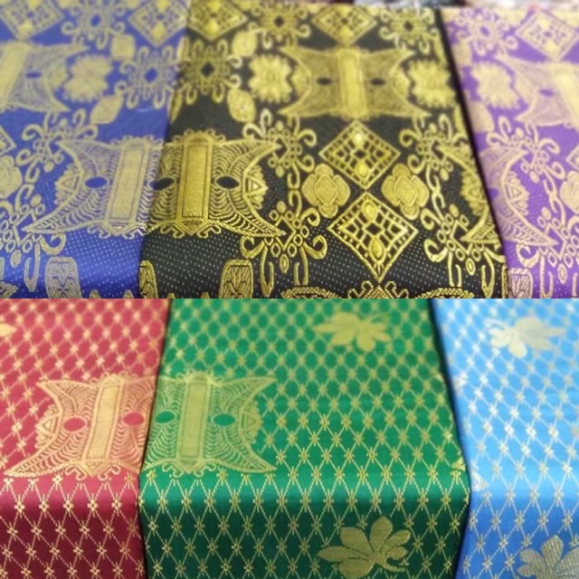 Kain Songket Tenun Aceh Motif Pintu Aceh