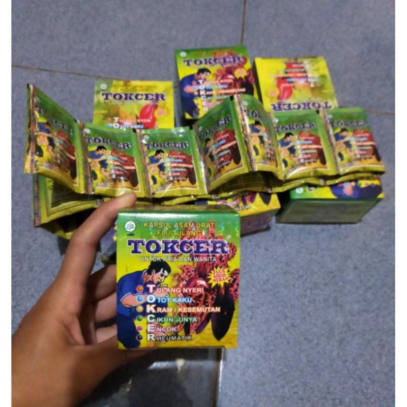 kapsul tokcer khusus asam urat 100%original