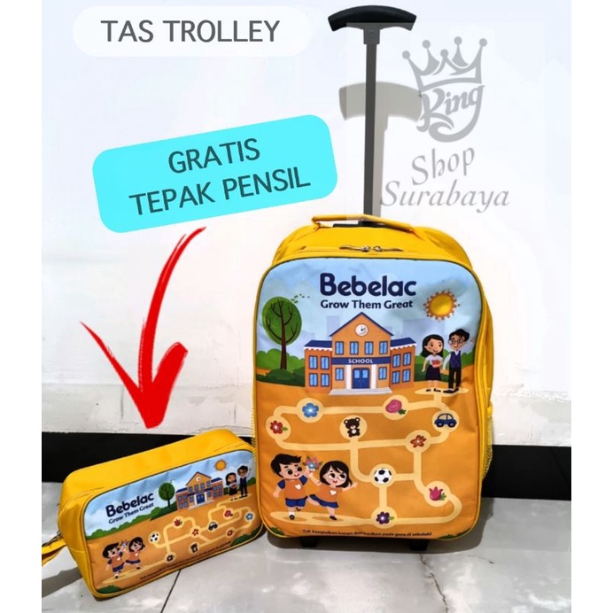TAS TROLLEY BEBELAC / TAS RANSEL ANAK / TAS ANAK / TAS SEKOLAH / TAS BACKPACKER ANAK / TAS KOPER / T