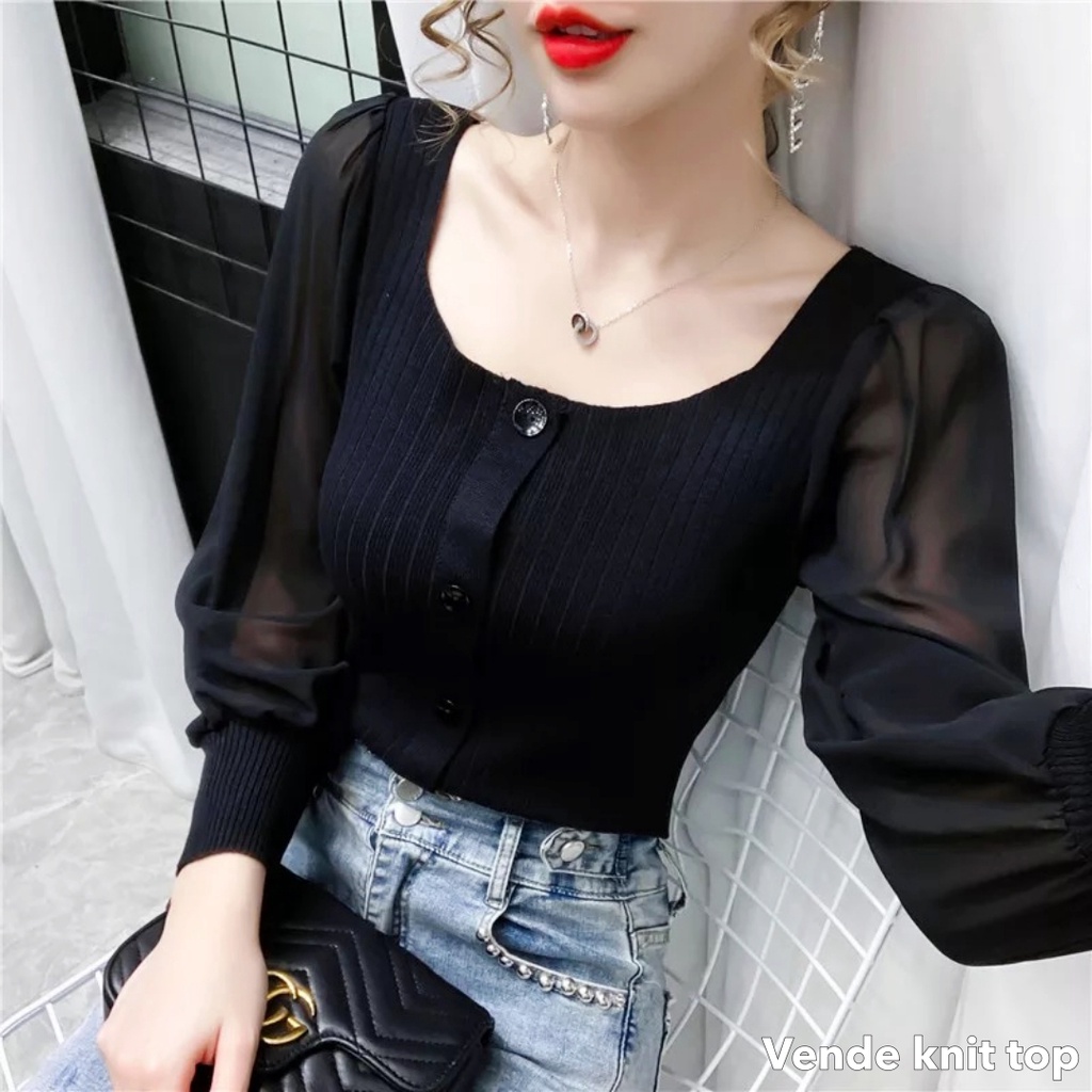 Lanny top knit -Thejanclothes