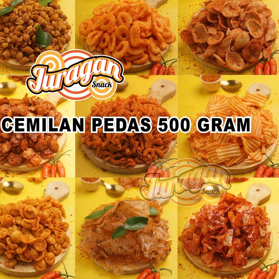 

trxI3u8T--SNACK KILOAN PEDAS 500 GRAM makanan ringan jajanan cemilan camilan pedas asin gurih murah