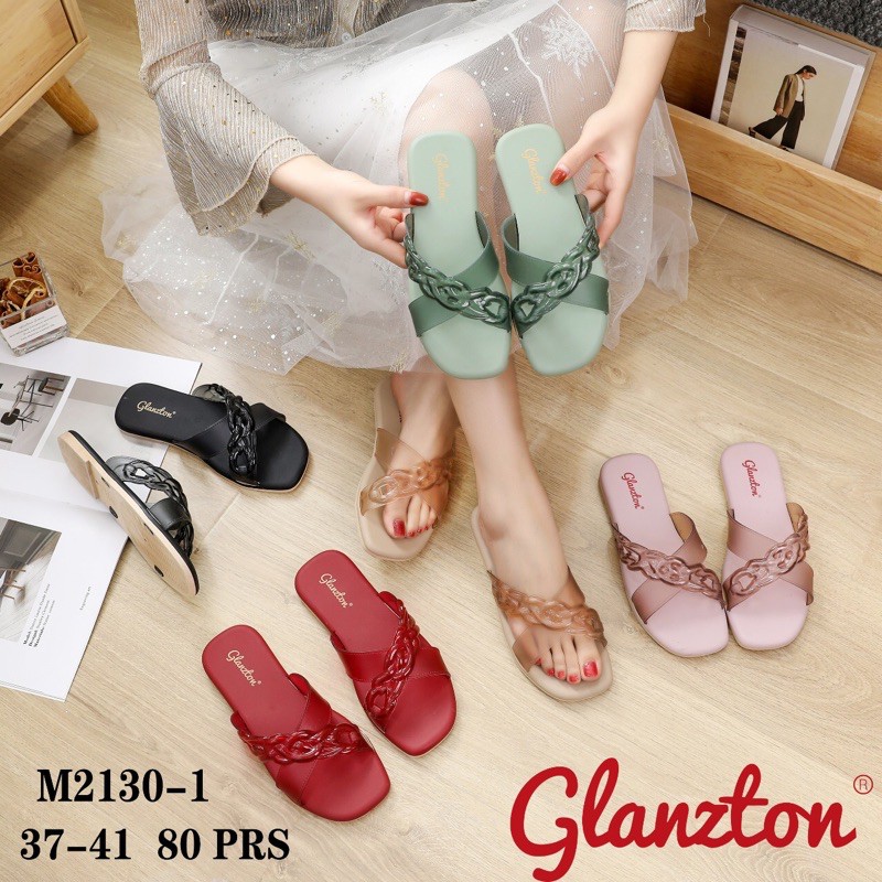 SANDAL WANITA JELLY SILANG GLASTON M2130
