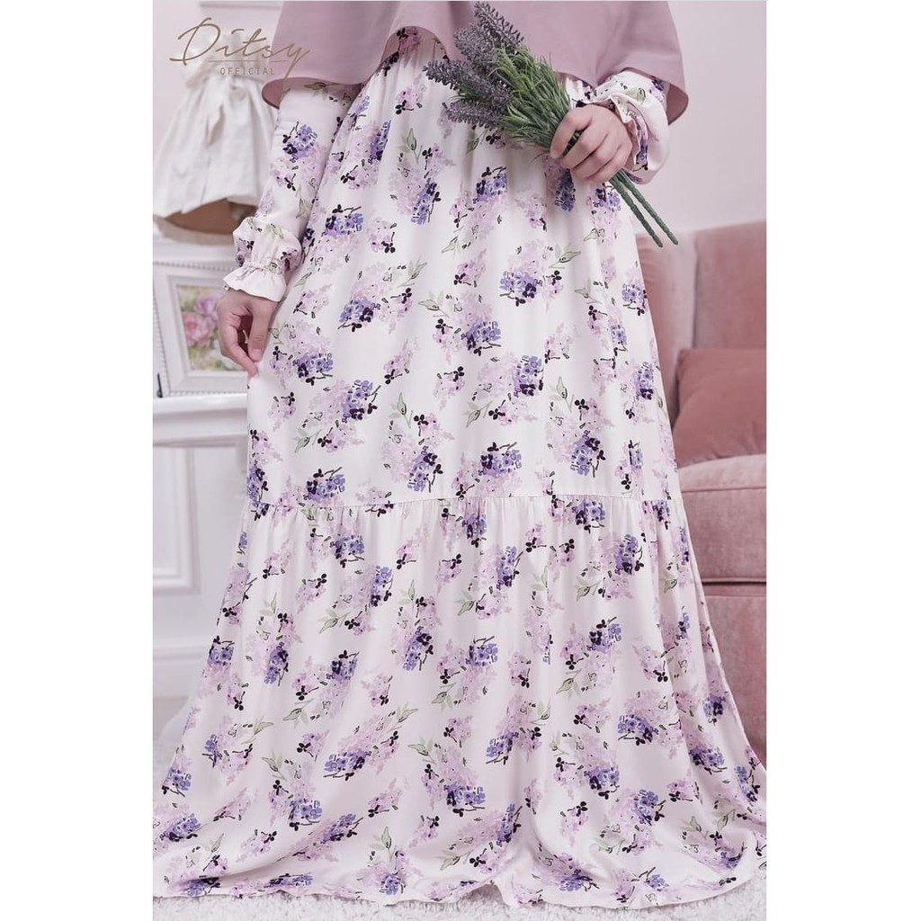 DITSY AIYANA IVORY NIGHTGOWN (JULI 2021)