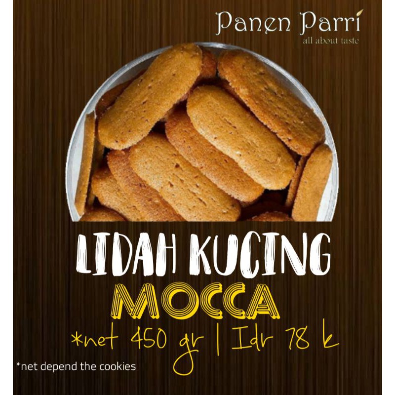 

Lidah Kucing Mocca / Kue Kering / Kue Lebaran