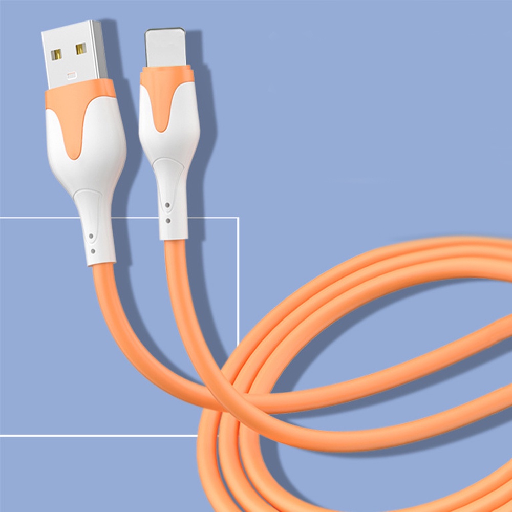 Kabel Data / Charger USB Tipe C Fast Charging Bahan Silikon Lembut Panjang 1m / 2m Untuk Android