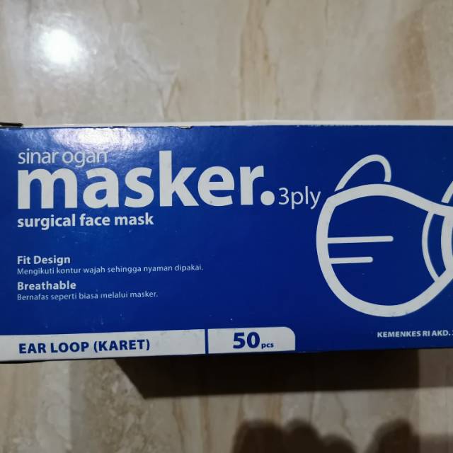 Masker surgical face mask sinar ogan original