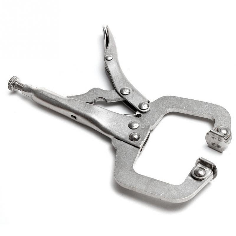 Tang Jepit C Clamp Swivel Pad Lock Grip - RLP-CP6 - Silver