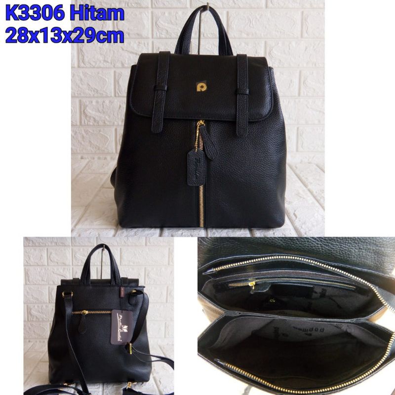 Tas papillon original K3306 kulit | Tas papilon ori | Tas ransel wanita | Tas ransel kulit papilon p