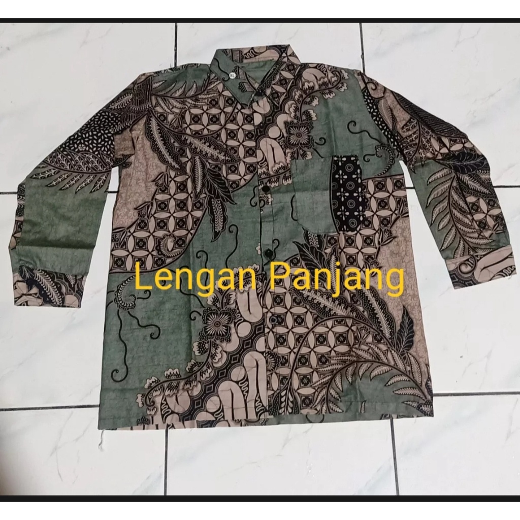 BATIK ANAK 2-15 TAHUN HIJAU SAGE WARDAH