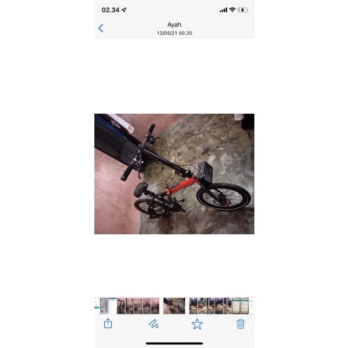 sepeda lipat element foldx 8