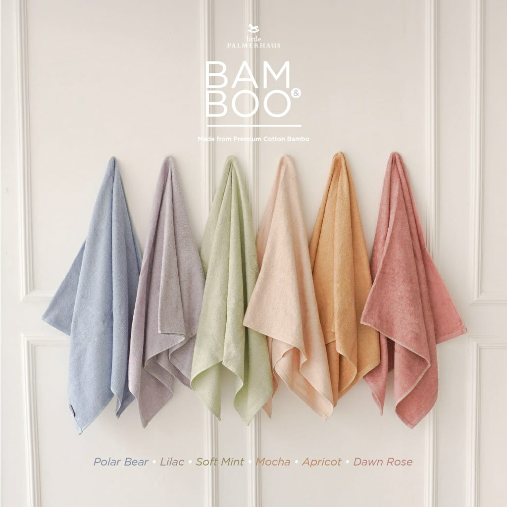 Little Palmerhaus  Bam &amp; Boo Bamboo Towel / Handuk Anak (Tersedia Pilihan Warna)