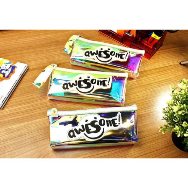 

Kotak pensil Awesome / Pencil Case Awesome/ Tempat Pensil Logo Awesome