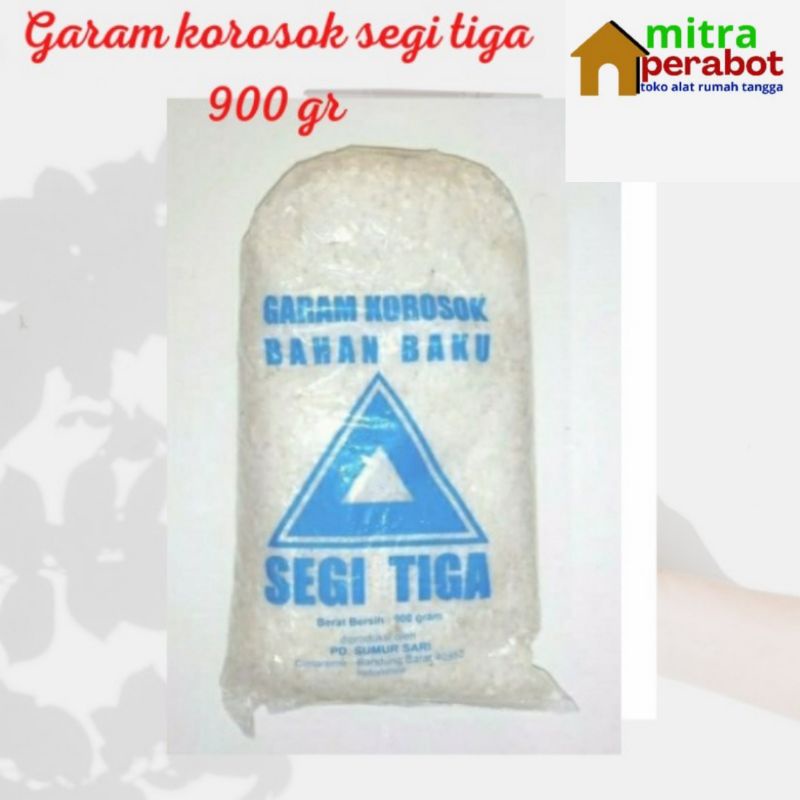 

Garam Kasar Non Yodium Krosok 900 gram Garam Kasar Segitiga Biru