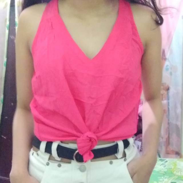 PRELOVED TANKTOP OLD NAVY WARNA PINK FANTA