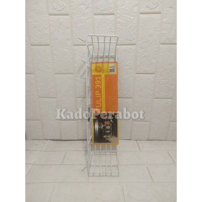 rak kawat tulip 391 - rak kawat bumbu - rak susun bumbu masak dapur