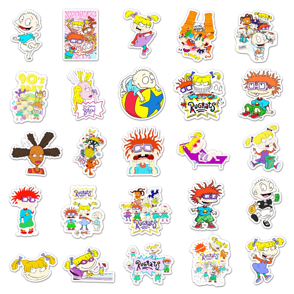 Zhang nakal Rugrats grafiti stiker kartun animasi DIY skateboard sticker bagasi PVC stiker