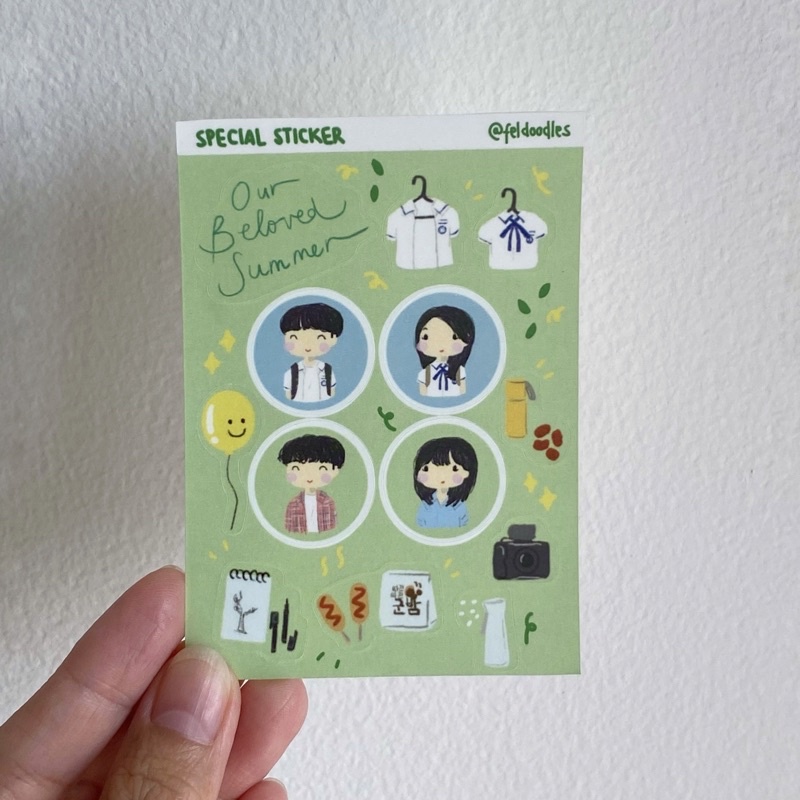 

FELDOODLES OUR BELOVED SUMMER MINI STICKER