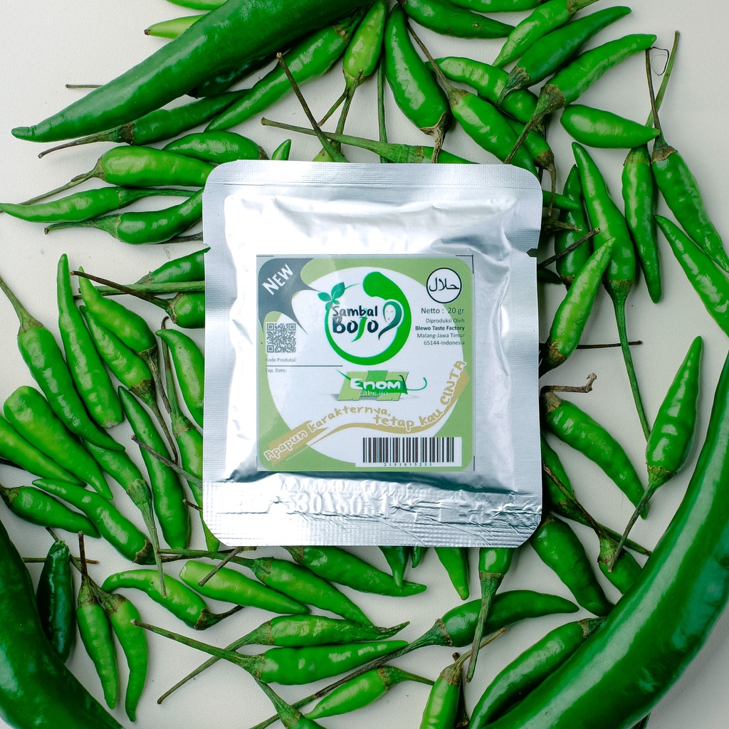 Sambal Viral Sambal Ijo (Bojo Enom) Sambal Kemasan Sachet 20gr