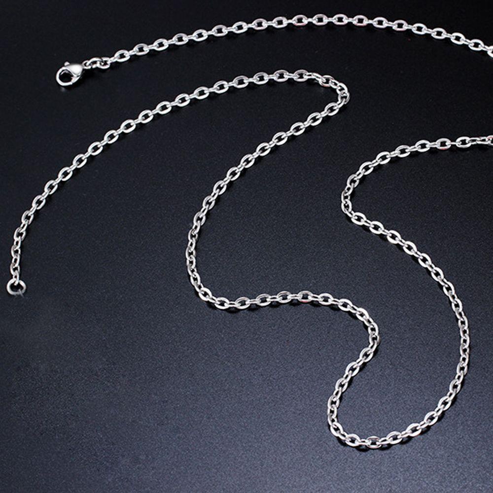 Lily Kalung Stainless Steel 1.3mm/1.6mm/2mm/3mm/4mm Warna Silver Punk Gothic Metal Collar