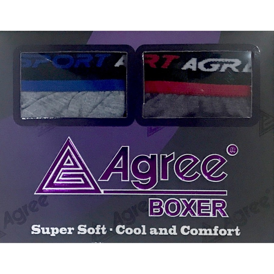 Rc 1pcs Agree Cd Celana dalam boxer sport pria super soft