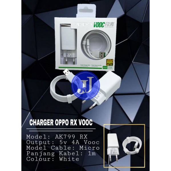 OPPO TC TRAVEL CHARGER CASAN OPPO RX VOOC ORIGINAL FAST CHARGING 4A MICRO