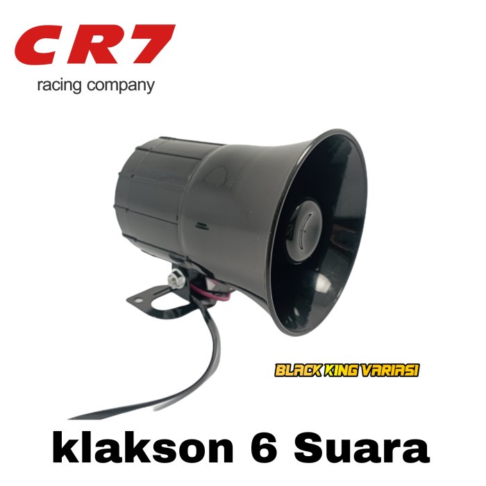 Klakson Toa 6 Suara CR7 Klakson Motor Sirine Motor 6 Suara 12 Volt Klakson Polisi Mic Klakson  6 Suara