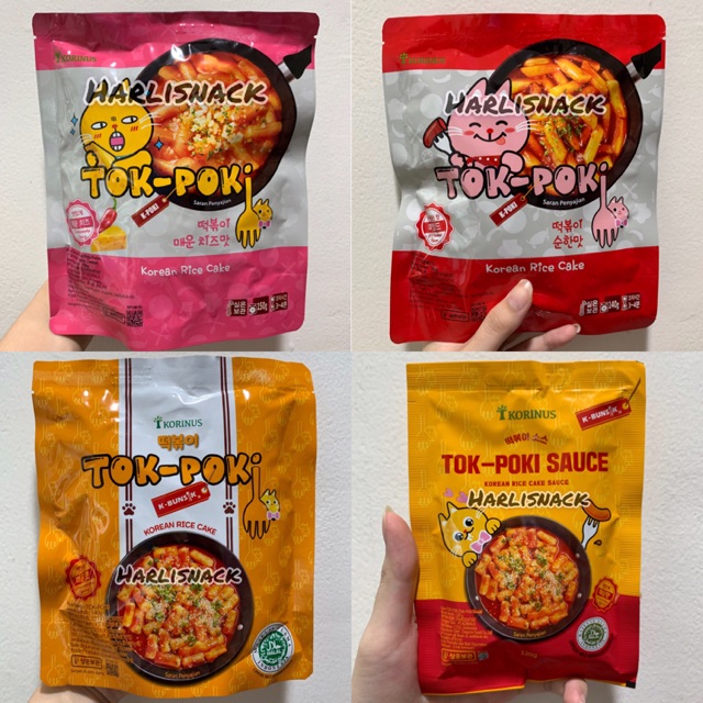 

Korinus Korean- bunsik Yopokki / Topokki / Tteokbokki SAUCE SWEET&SPICY / MILD / SPICY CHEESE